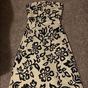 Strapless Tea Length Dress DONATED